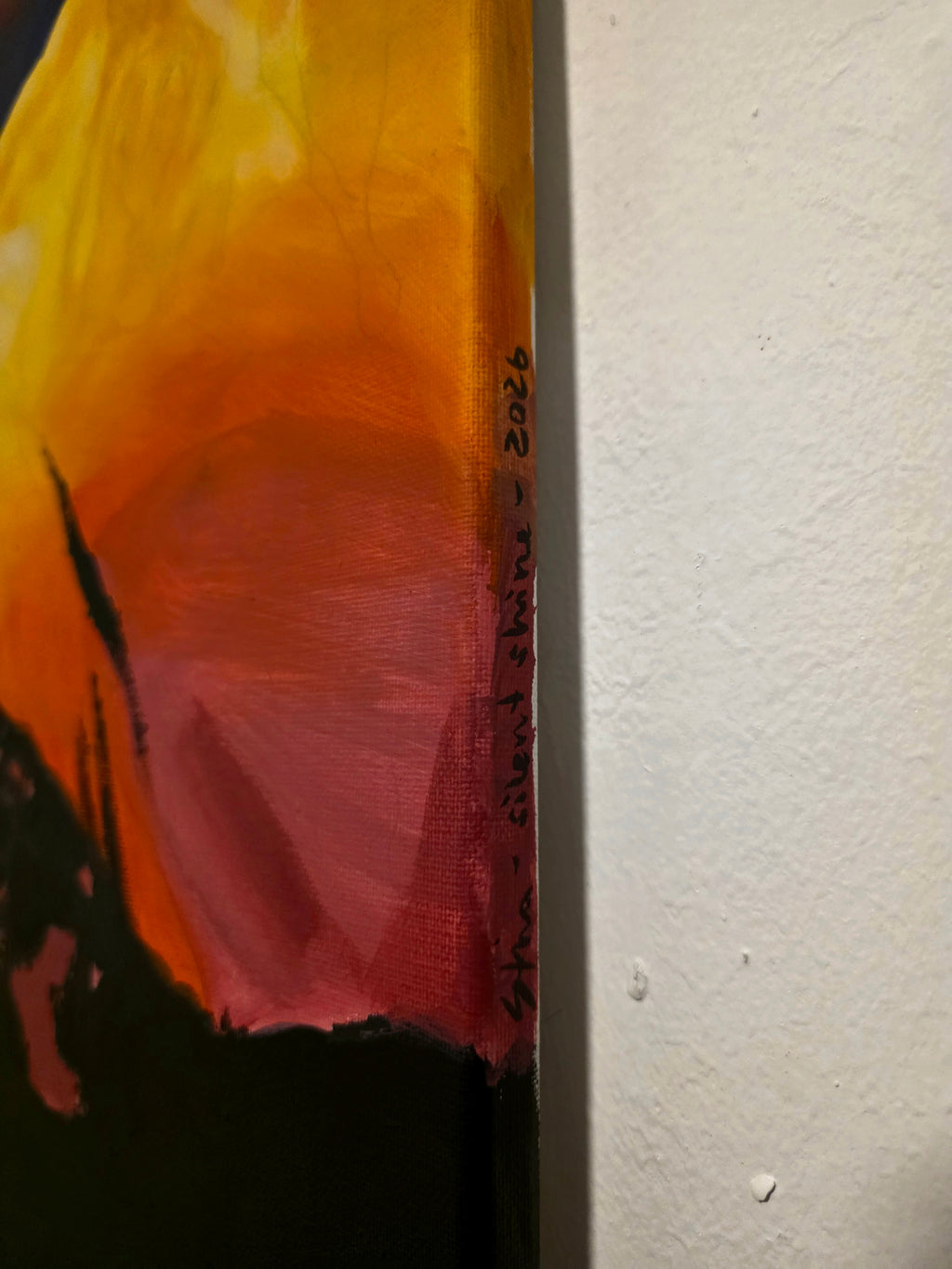 - SILENT SHINE - ORIGINAL ACRYLIC PAINTING (70X100CM)