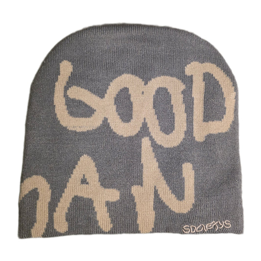 "BE A GOOD HUMAN" REVERSIBLE BEANIE